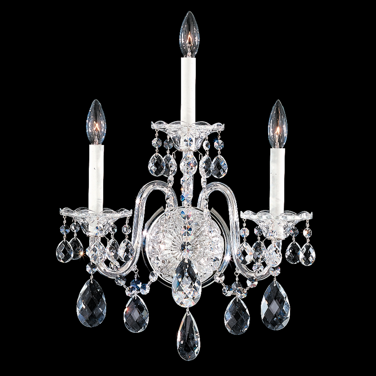 Schonbek Signature Crystal Sterling Wall Sconce 2992E-40R_IMRO_R_