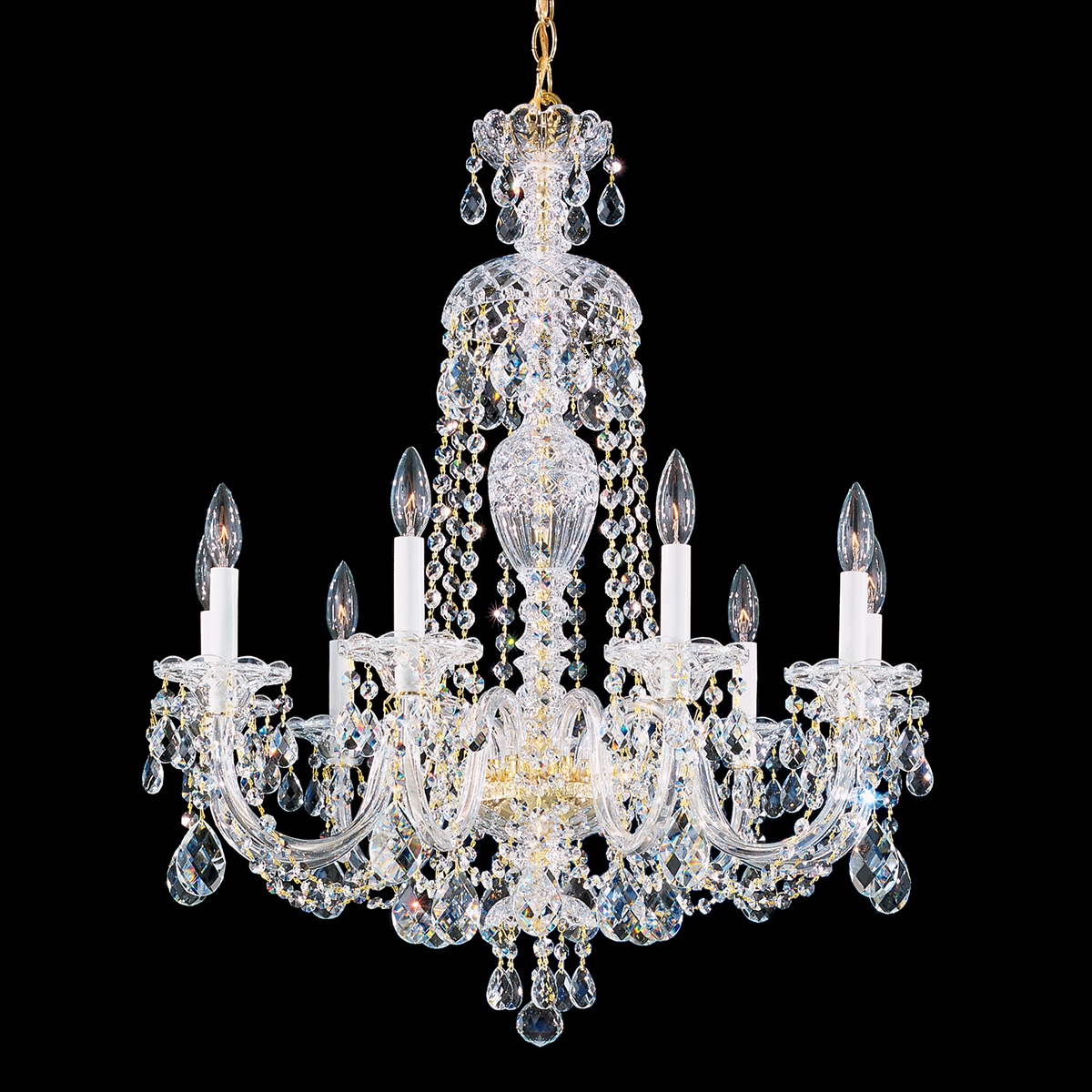 Schonbek Signature Crystal Sterling Chandelier 2996E-40H_IMRO_1