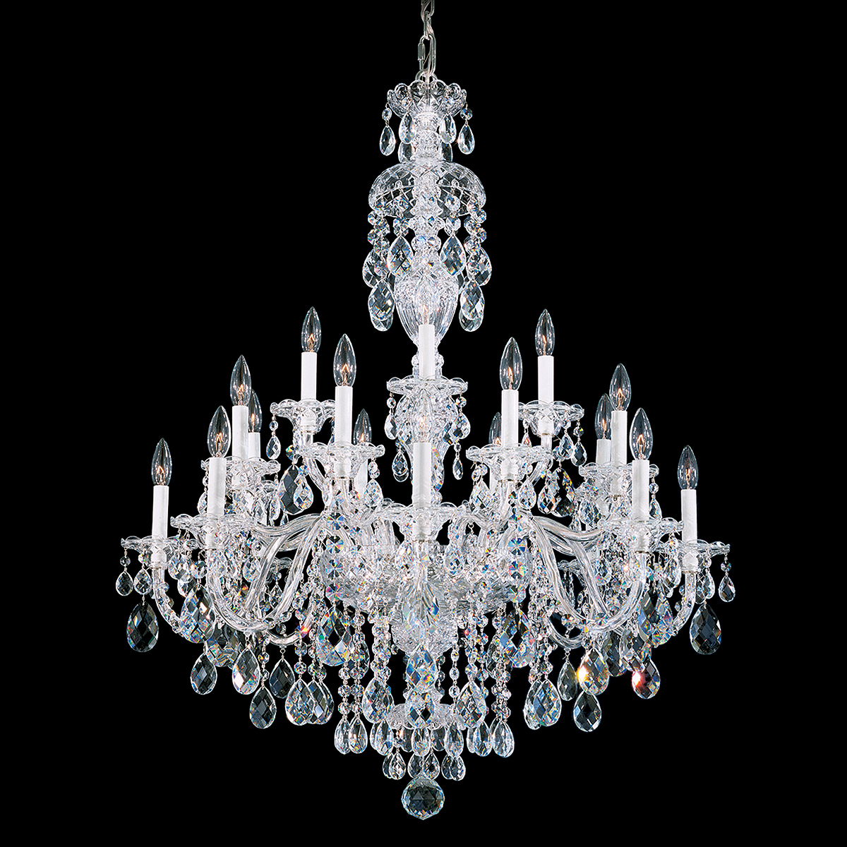 Schonbek Signature Crystal Sterling Chandelier 2998E-40H_IMRO_1