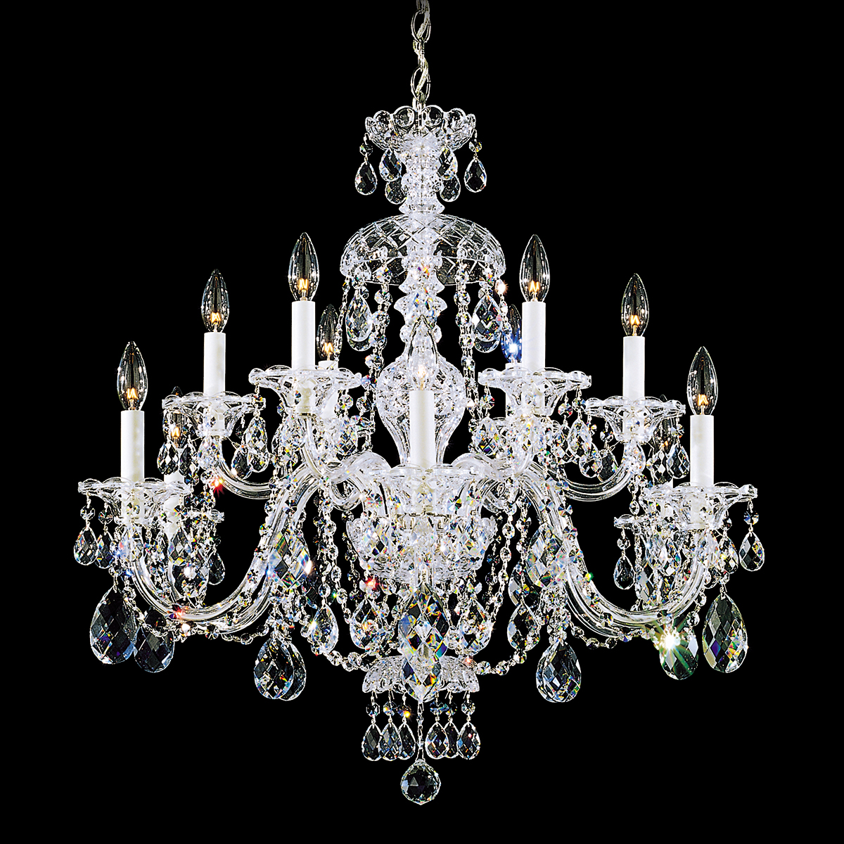 Schonbek Signature Crystal Sterling Chandelier 3601E-40S_IMRO_1