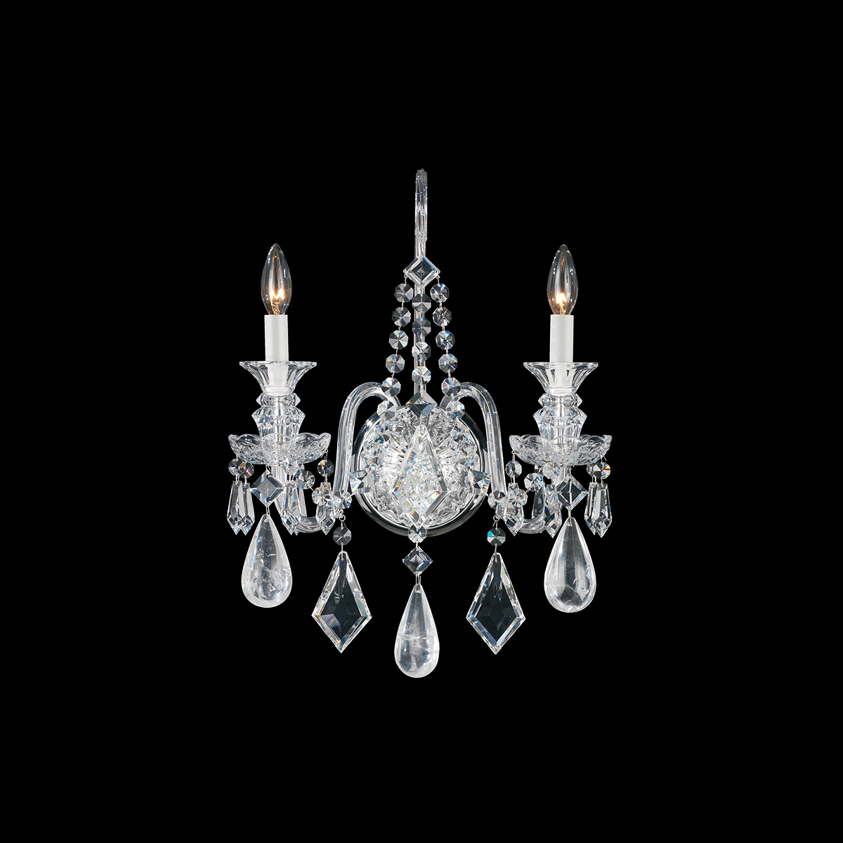 Schonbek Signature Crystal Hamilton Rock Crystal Wall Sconce 5502ECL_IMRO_1