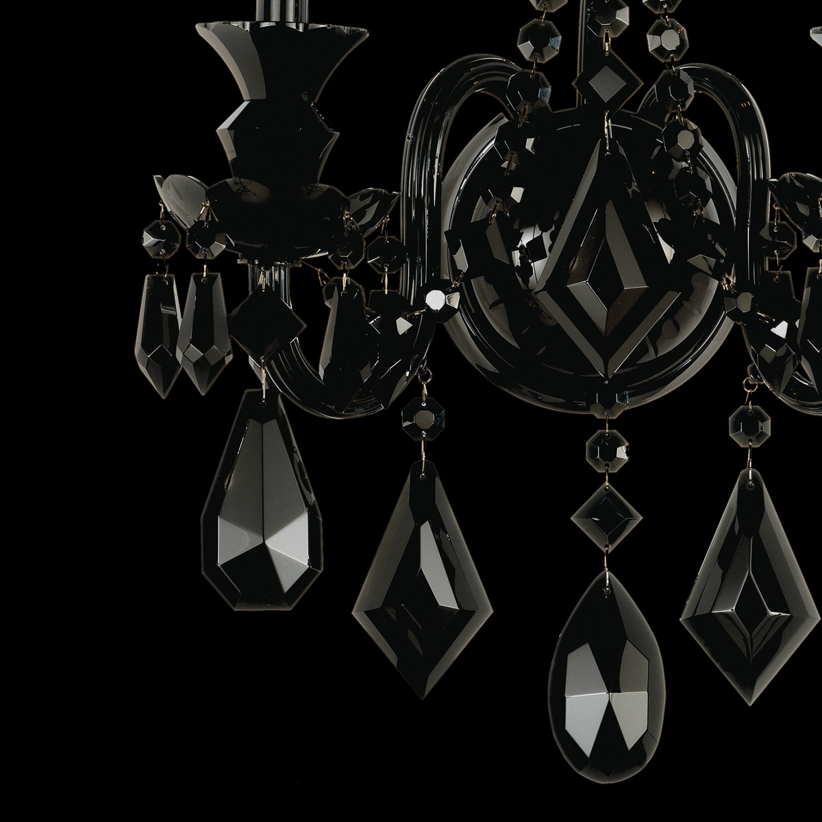 Schonbek Signature Crystal Hamilton Black Wall Sconce 5702EBK_IMRO_2