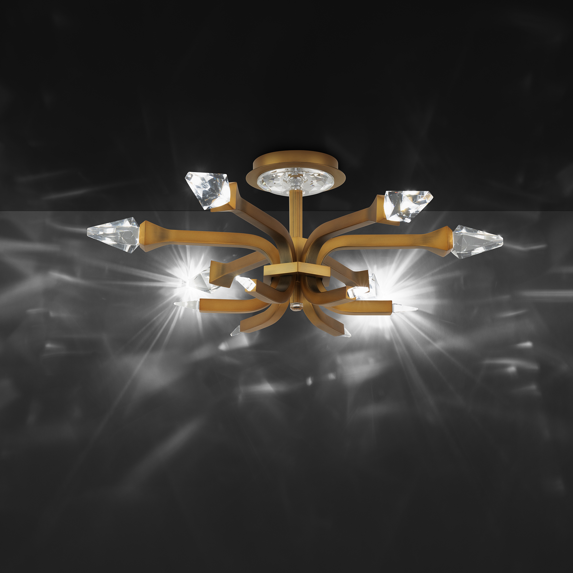 Schonbek Beyond Crystal Plumeria Flush Mount BFM25524-AB_IMRO_5