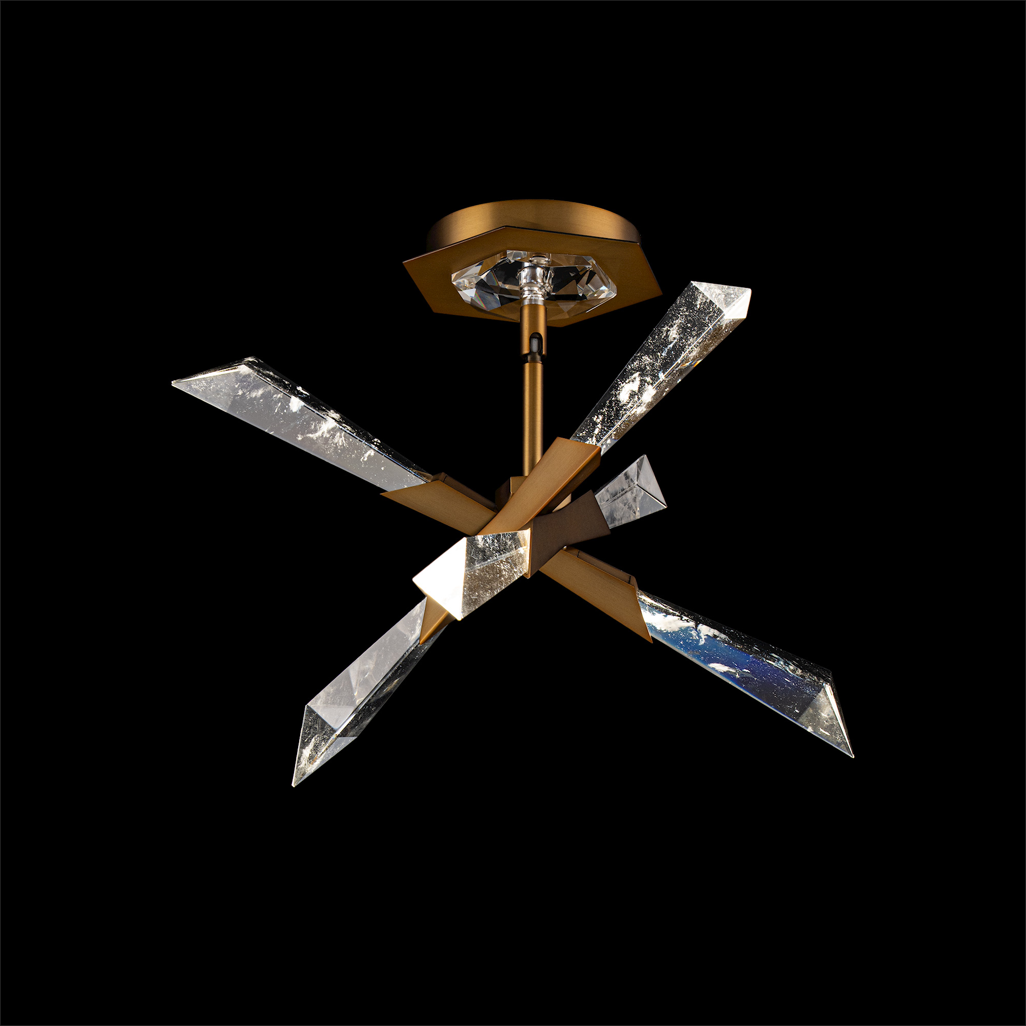 Schonbek Beyond Crystal Solitude Flush Mount BFM31417C-AB_IMRO_1