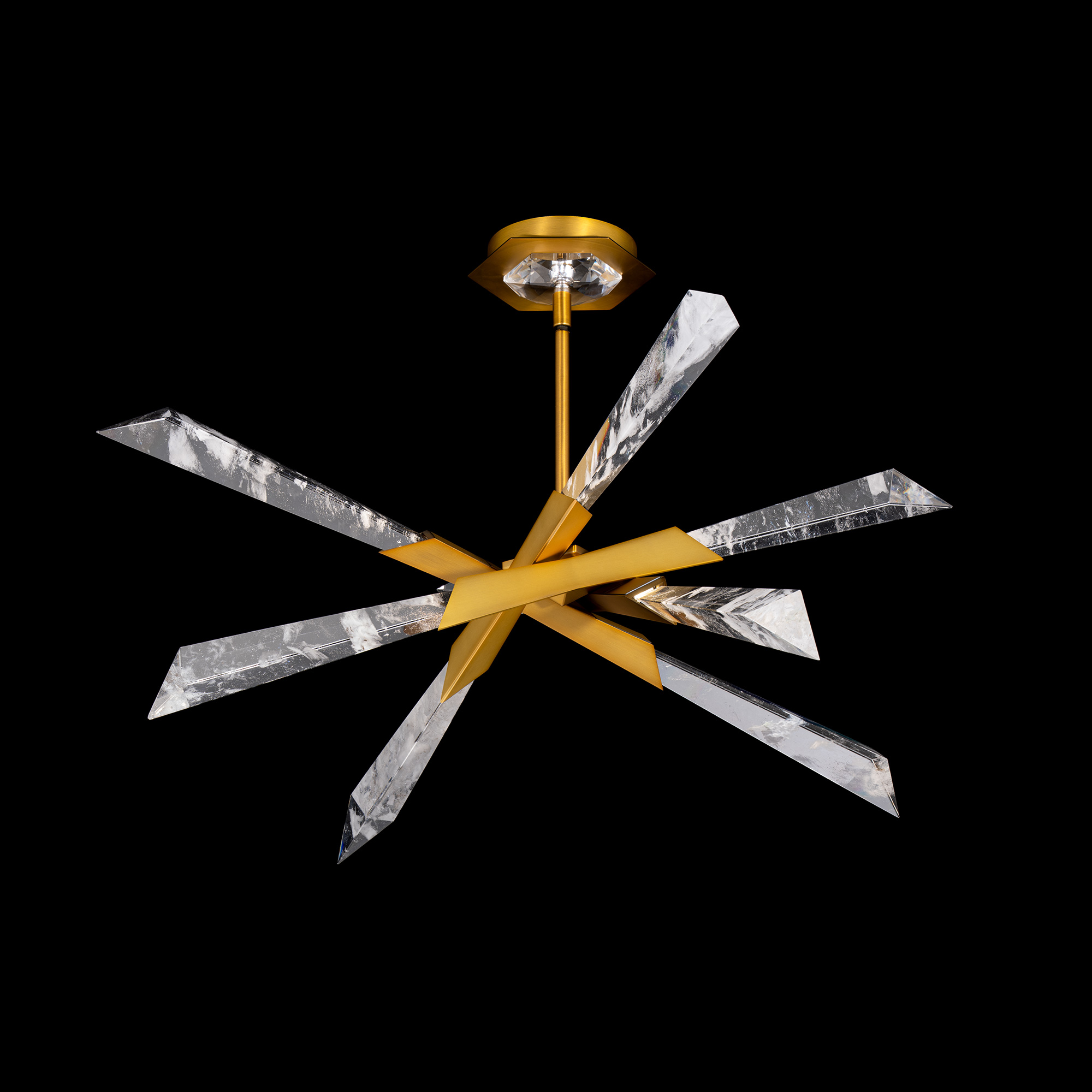 Schonbek Beyond Crystal Solitude Flush Mount BFM31428C-AB_IMRO_1