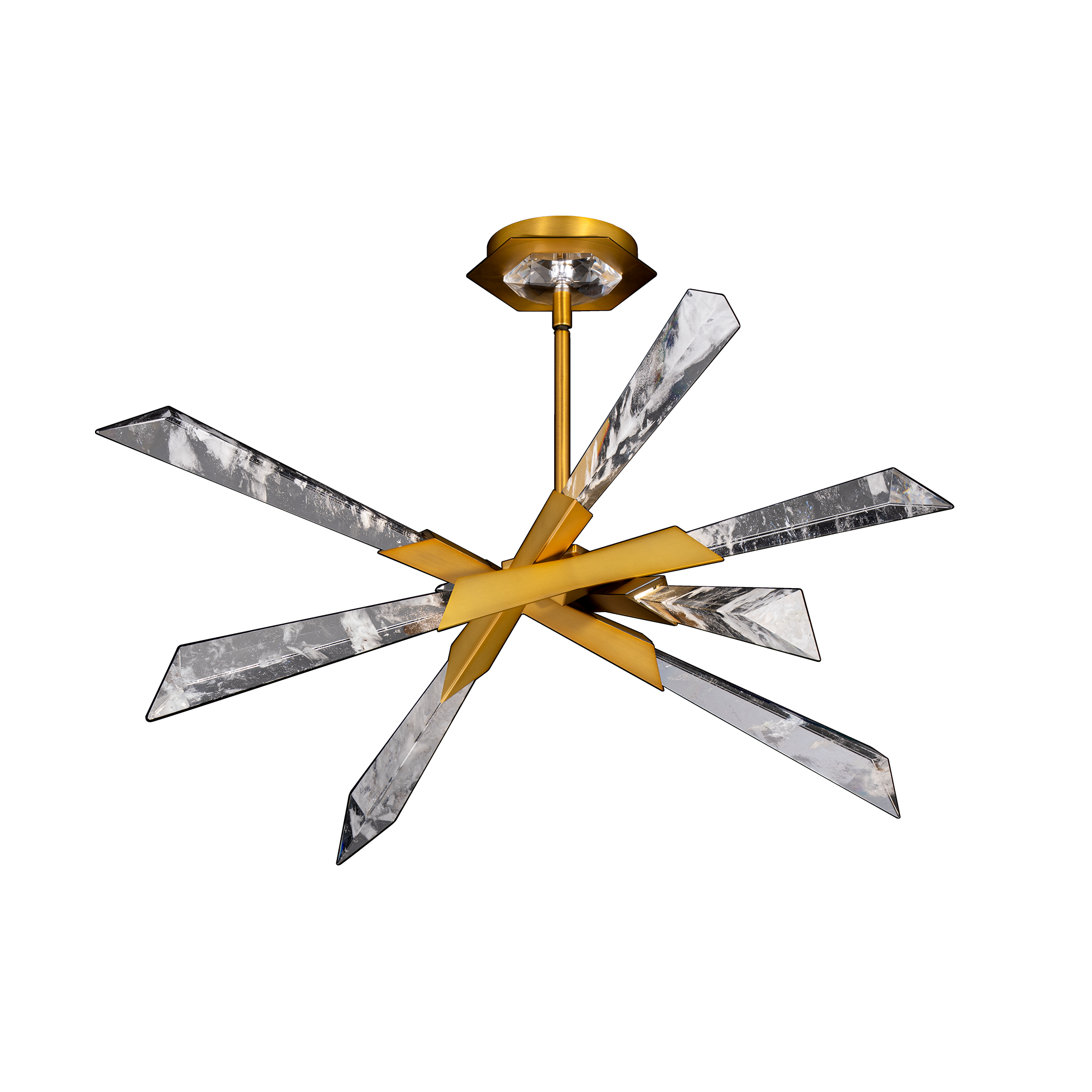 Schonbek Beyond Crystal Solitude Flush Mount BFM31428C-AB_IMRO_T