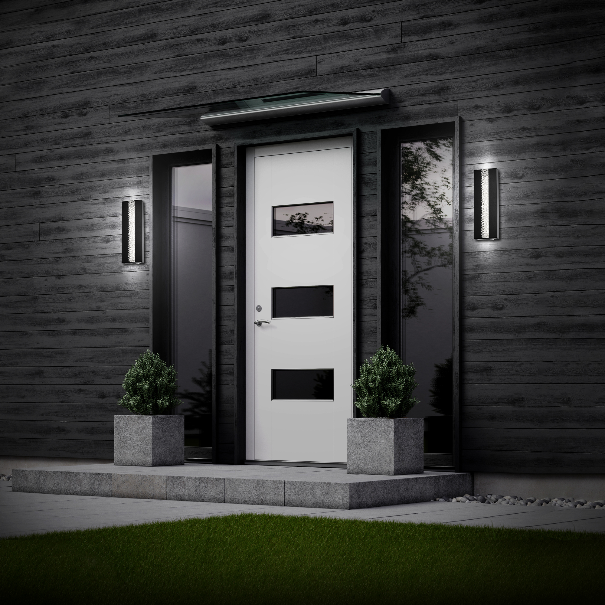 Schonbek Beyond Crystal Cascade Outdoor Wall Light BWSW49318-BK_IMRO_99