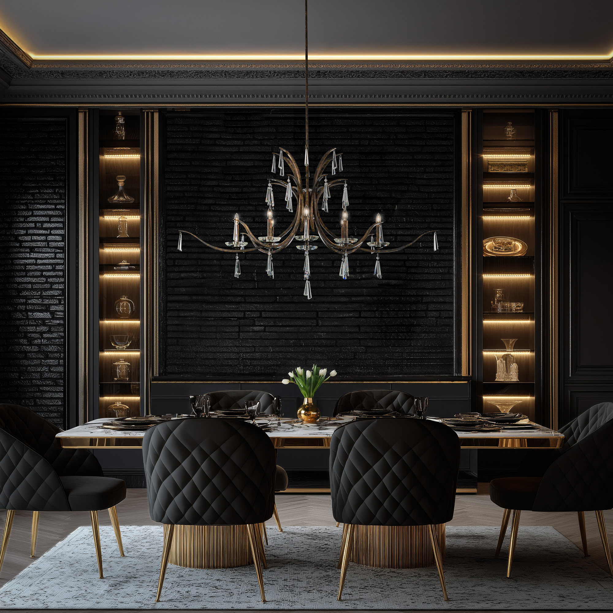 Schonbek Signature Crystal Tinsley Chandelier S30508-76R_IMRO_99