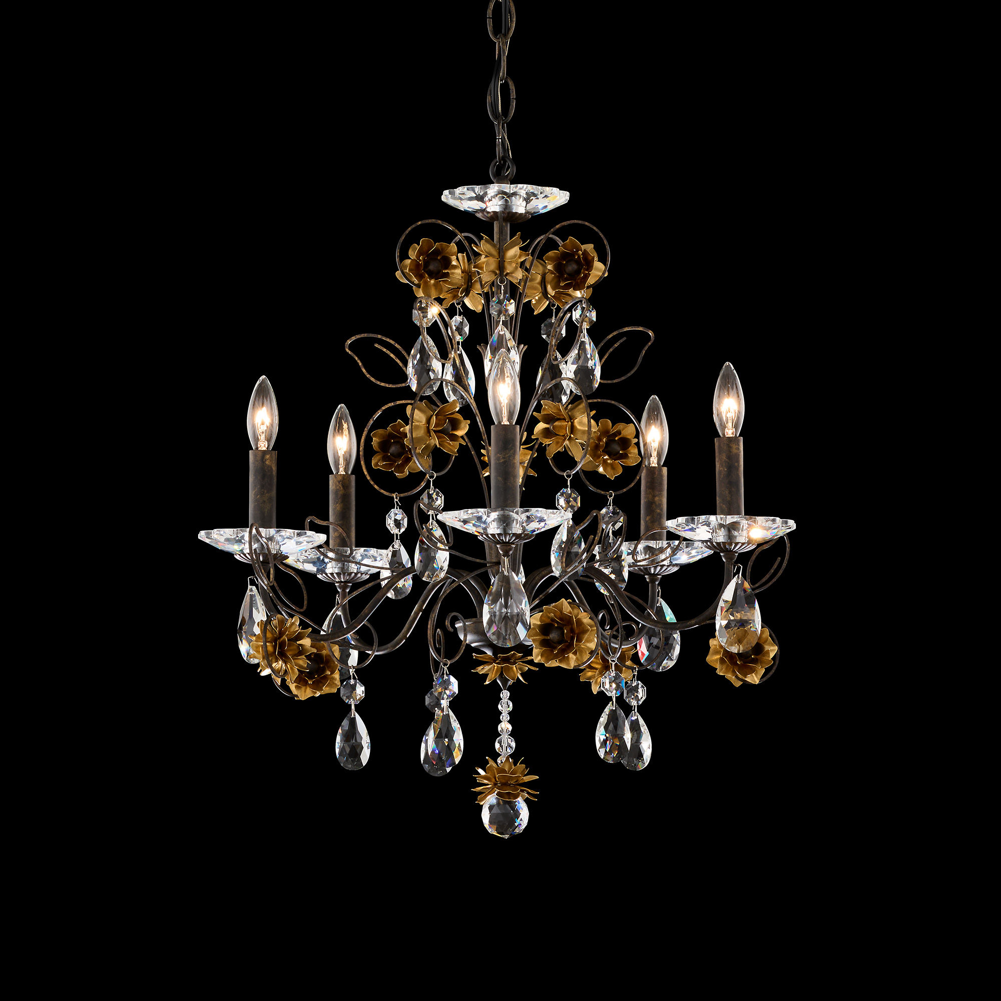 Schonbek Signature Crystal Camellia Chandelier S8005-7622R_IMRO_1