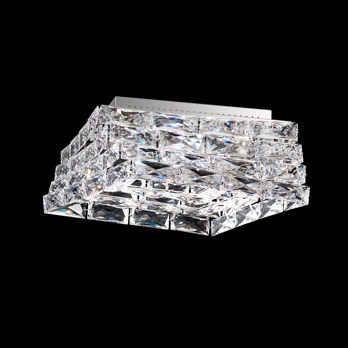 Schonbek Signature Crystal Glissando Flush Mount STW710E-SS1S_IMRO_1