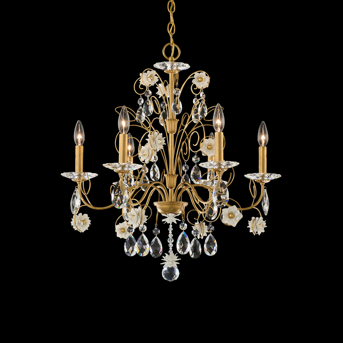 Schonbek Signature Crystal Camellia Chandelier s8006-2206r_IMRO_1